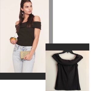 Merritt Charles Brown Ribbed Maverick Top | Dark Chocolate